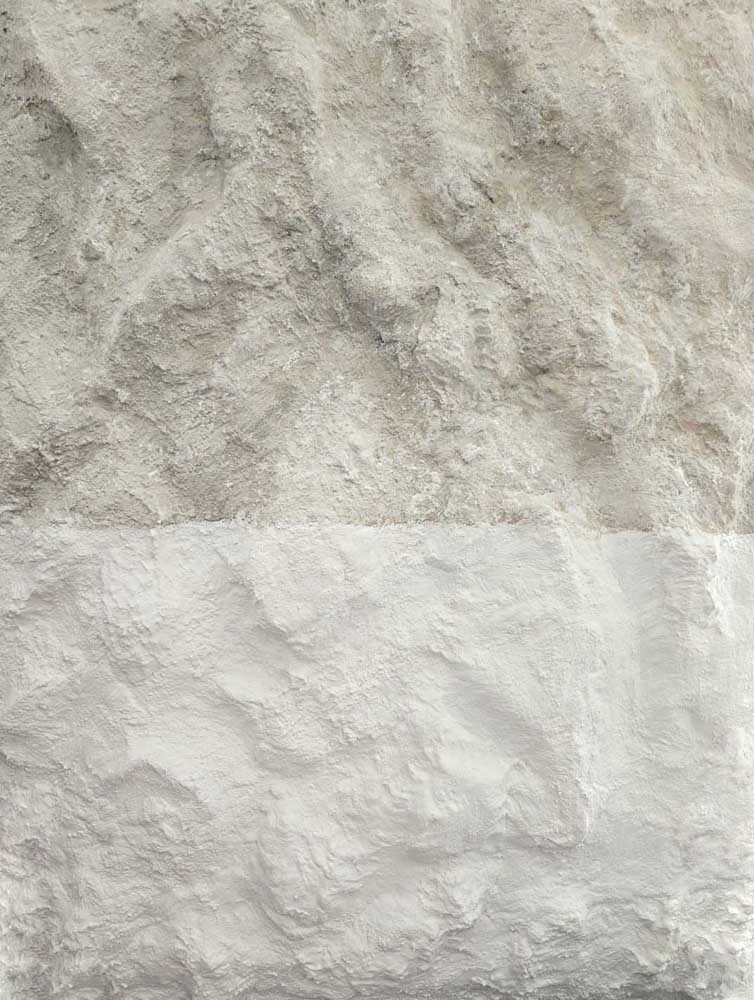 An artificial rock wall